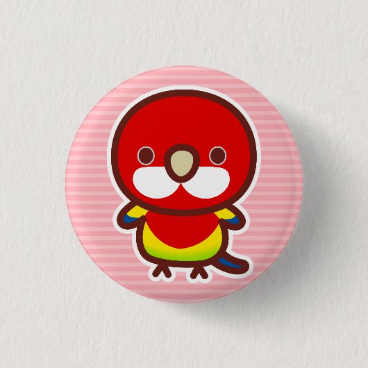 Östliche Rosella Button (Vorderseite)