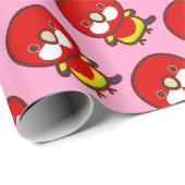 Östliche Rosella Geschenkpapier (Rolleneckpunkt)