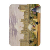 Östliche Sicht auf das Schloss und den Garten, Win Magnet (Vertikal)