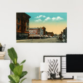 Östliche Sicht auf die Grand Avenue Poster (Heimbüro)