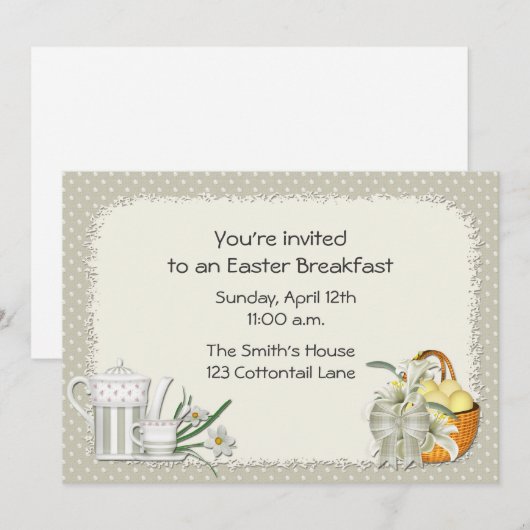 Östliche Sommerpause Grüne Einladung (Vorne/Hinten)