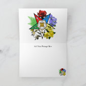 Östliche Star-Geburtstagskarte Karte (Innenseite)