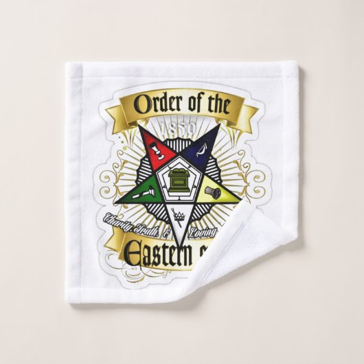 Östliche Sternenordnung Badhandtuch Set (Waschlappen)