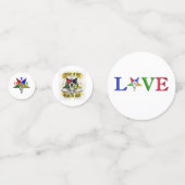 Östliche Sternenordnung Konfetti (Vorderseiten)