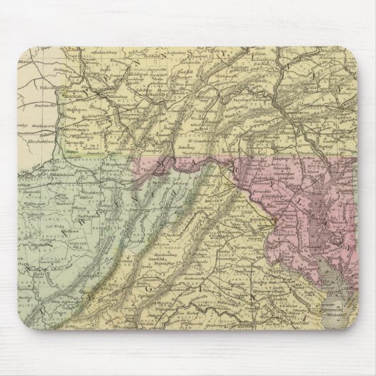Östliche USA Mousepad (Vorne)