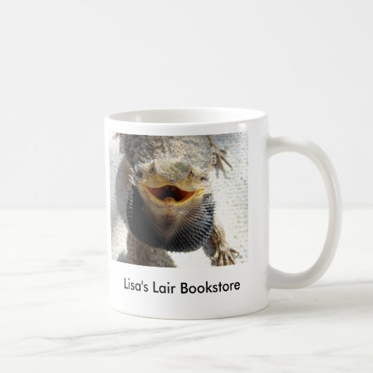 Östlicher bärtiger Drache - Pogona barbata Promo Kaffeetasse (Rechts)