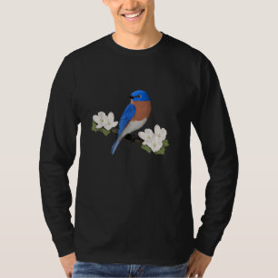 Östlicher Blauvogel Vogelfreund Vogelbeobachter Ti T-Shirt