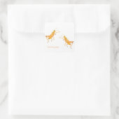 Östlicher Schmierfisch Quadratischer Aufkleber (Tasche)