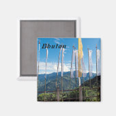 Östliches Bhutan Magnet (Vorderseite/Rückseite)