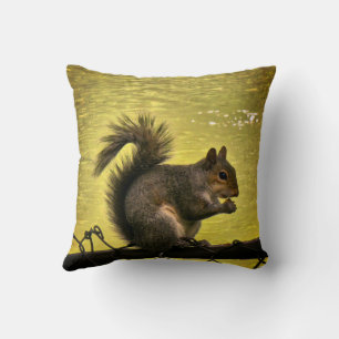 Östliches Grauhörnchen Kissen