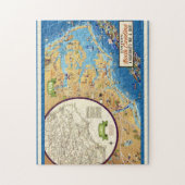 Östliches North Carolina 11x14 Puzzle (Vertikal)