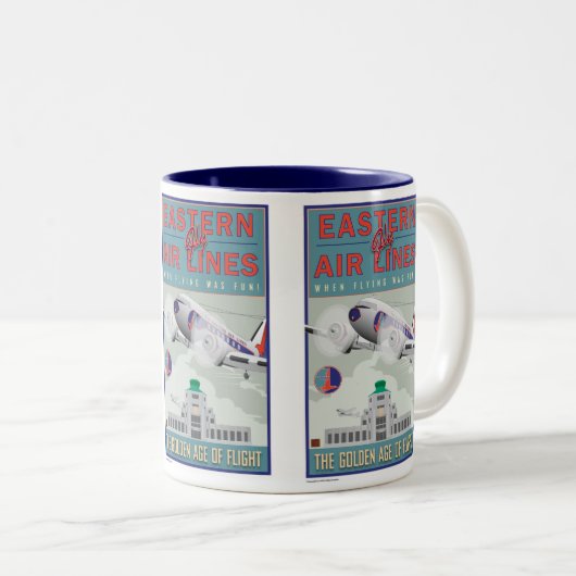 Ostluft Linie-Tasse Zweifarbige Tasse (VorderseiteRechts)