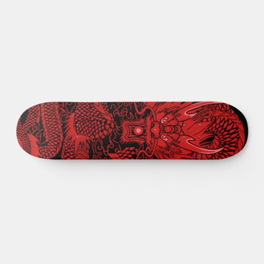 OstNinja Drache-rotes Element-kundenspezifische Skateboard (Horizontal)