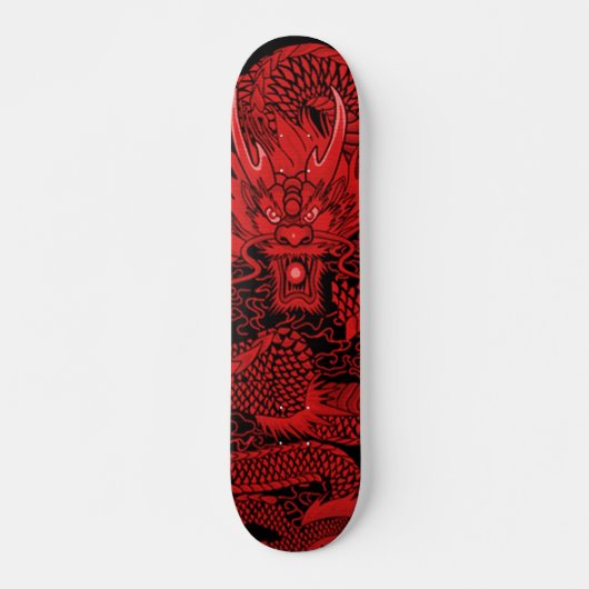 OstNinja Drache-rotes Element-kundenspezifische Skateboard (Vorne)