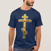 OSTORTHODOX KIRCHE ÜBER RUSSISCHES GRIECHENLAND T-Shirt (Vorderseite)
