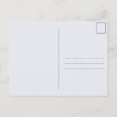 Ostösterliche Blaumeise Entschärfte Postkarte (Rückseite)