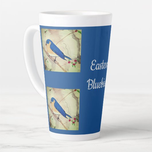 Ostösterliche Blaumeise Milchtasse (Linke Ecke)