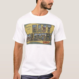 Ostpalästina, Ohio - große Buchstabe-Szenen T-Shirt