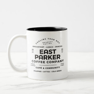 OstParker Bearcat-Nation 11 Unze. Kaffee-Tasse Zweifarbige Tasse