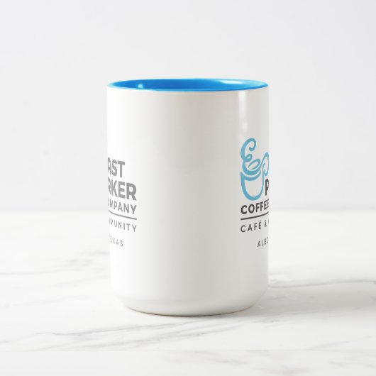 OstParker Kaffeetasse 15 Unze. - 2 mit Seiten (Mittel)