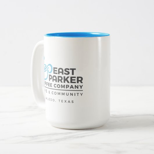 OstParker Kaffeetasse 15 Unze. - 2 mit Seiten (Vorderseite Links)