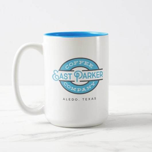 OstParker Retro Kaffeetasse 15 Unze. - 2 mit (Links)