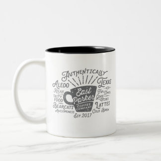 OstParker "Spaß setzt" Zeit Logos - 11 Unze fest. Zweifarbige Tasse