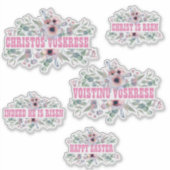 OSTPASCHA BYZANTINE ORTHODOX RELIGIOUS AUFKLEBER (Vorderseite)