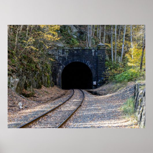 Ostportal des Hoosac-Tunnels Poster (Vorne)