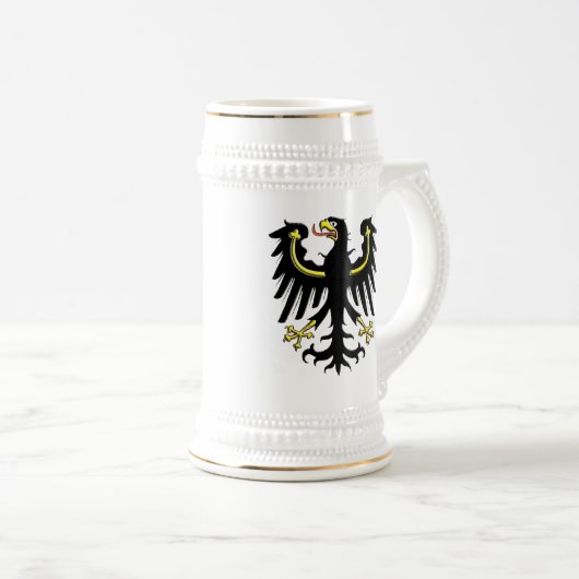 Ostpreussen Bier Krug Bierglas (VorderseiteRechts)