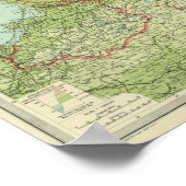 Ostpreußen und baltische Staaten Poster (Ecke)