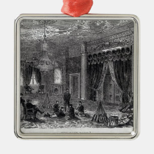 Ostraum des Weißen Hauses während des zivilen Silbernes Ornament