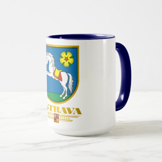 Ostrava COA Tasse (VorderseiteRechts)
