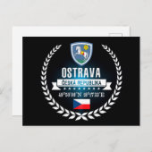 Ostrava Postkarte (Vorne/Hinten)