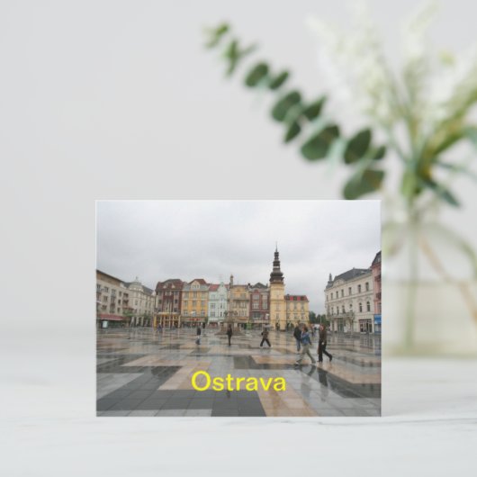 Ostrava Postkarte (Stehend Vorderseite)