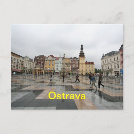 Ostrava Postkarte (Vorderseite)