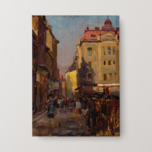 Ostrava von Jozef Teodor Mousson  Button (Vorderseite)