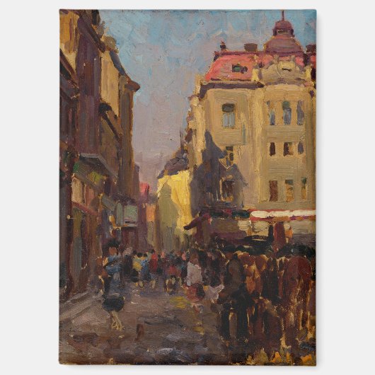 Ostrava von Jozef Teodor Mousson  Magnet (Vorderseite)