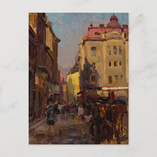 Ostrava von Jozef Teodor Mousson Postkarte (Vorderseite)