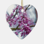 OstRedbud Wildblumen - Cercis canadensis Keramikornament (Rechts)