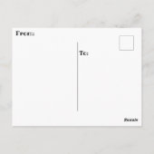 " OSTRICH AVIATOR " POSTKARTE (Rückseite)