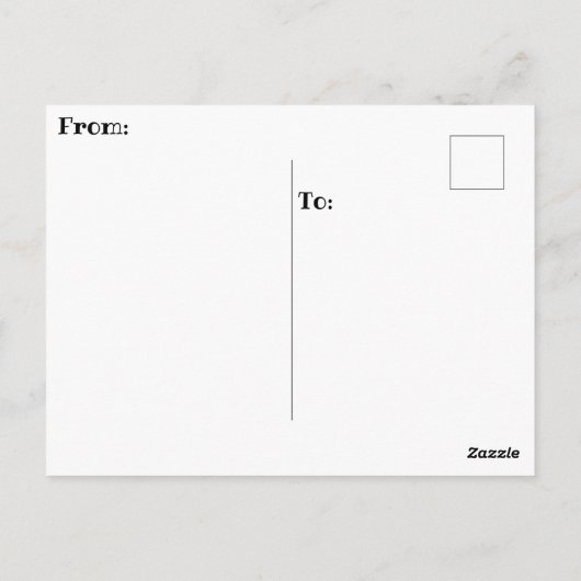 " OSTRICH AVIATOR " POSTKARTE (Rückseite)