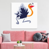 Ostrich Canvas Print Leinwanddruck (Insitu (Wohnzimmer))