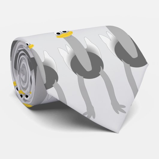 Ostrich Design Krawatte (Gerollt)