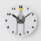 Ostrich Design Runde Wanduhr (Vorderseite)