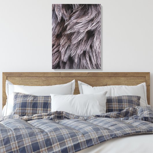 Ostrich Feathers Leinwanddruck (Insitu (Schlafzimmer))