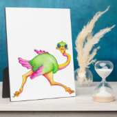 Ostrich Fotoplatte (Seite)