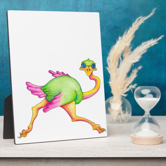 Ostrich Fotoplatte (Seite)