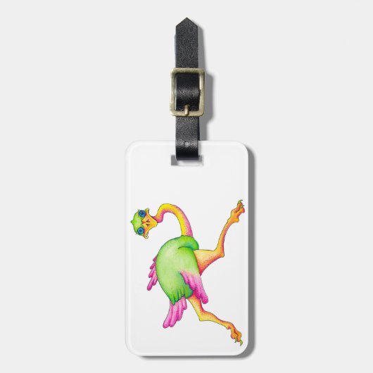 Ostrich Gepäckanhänger (Vorderseite vertikal)