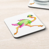 Ostrich Getränkeuntersetzer (Linke Seite)